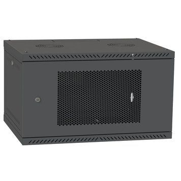 IPCOM 4U 600x350 Шкаф телекоммуникационный двери перф (RAL9005) 99-00017718 фото