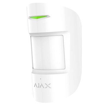 Беспроводной комбинированный извещатель движения и разбития стекла Ajax Superior CombiProtect white Jeweller 99-00014671 фото