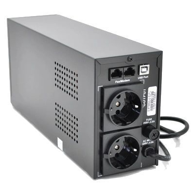 Ritar E-RTM650L-U ELF-L LED (390W) 2xSCHUKO 1x12В7А&bull;г Джерело безперебійного живлення 99-10034352 фото