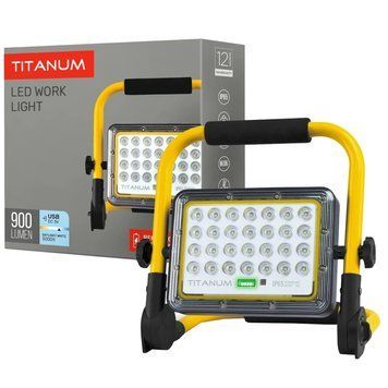 TITANUM TL-FA-105 LED прожектор акумуляторний IP65 20W 900Lm 5000K 99-00015174 фото
