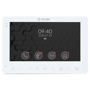 BCOM BD-780 White Відеодомофон 99-00018848 фото