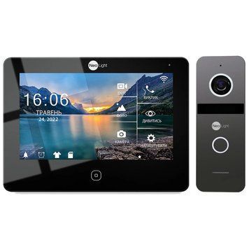 Neolight NeoKIT HD Pro WF B/Graphite Комплект відеодомофона 99-00015938 фото