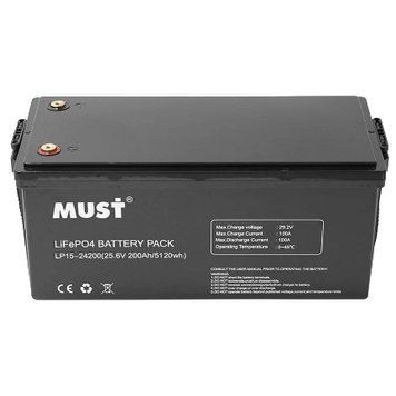 Must LP15-24200 25.6В 200А&bull;г Літієва акумуляторна батарея 99-00023556 фото