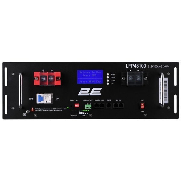 2E LFP48 100А&bull;ч 19" LCD 16S Литиевая аккумуляторная батарея 99-10028155 фото