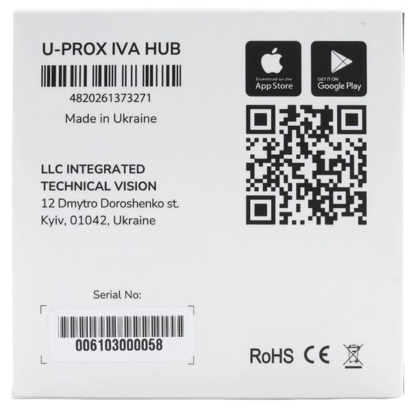 U-Prox IVA HUB cloud adapter Адаптер облачного видеонаблюдения 99-10036755 фото