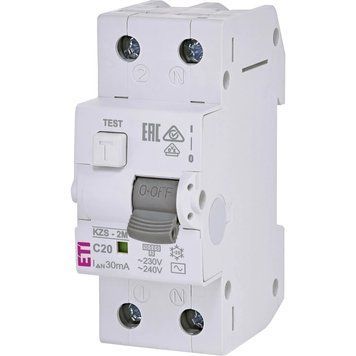 ЕТІ KZS-2M C 20/0.03 10kA Дифавтомат 99-10034700 фото