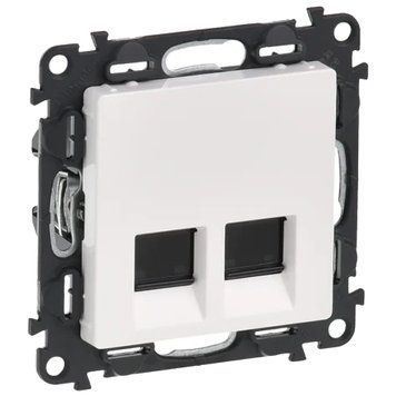 Legrand Valena Life UTP Кат.5е 2xRJ45 Механізм розетки білий 99-10036175 фото