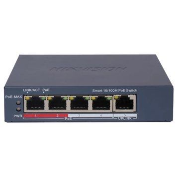 Hikvision DS-3E1105P-EI/V2 POE Коммутатор 5 портов управляемый 99-00019962 фото