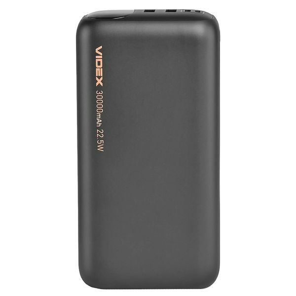 VIDEX VPB-297 22.5W Black 30000mAh Повербанк 99-10028290 фото