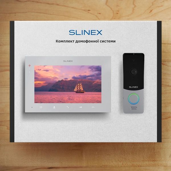 Slinex ML-20HD(Black)+SQ-07MTHD(White) Комплект відеодомофону 99-00014498 фото