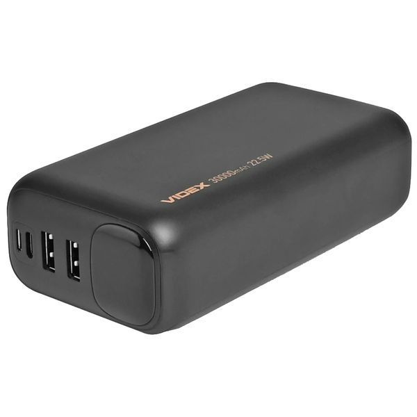 VIDEX VPB-297 22.5W Black 30000mAh Повербанк 99-10028290 фото