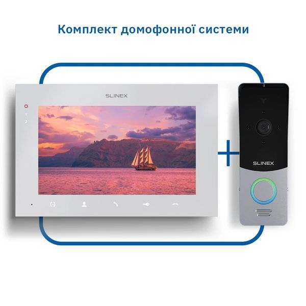 Slinex ML-20HD(Black)+SQ-07MTHD(White) Комплект відеодомофону 99-00014498 фото