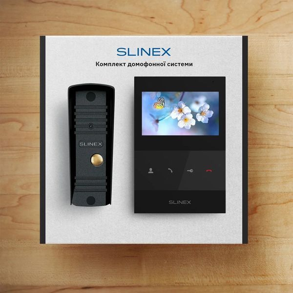 Slinex SQ-04(Black)+ML-16НD(Black) Комплект відеодомофону 99-00014499 фото