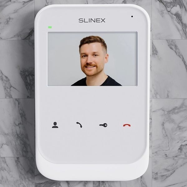 Slinex SK-04 + ML-16HR black Комплект видеодомофон + панель вызова 99-10025451 фото
