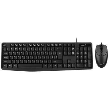 Genius KM-170 Black Ukr (31330006409) Комплект (клавіатура + миша) 99-00023689 фото
