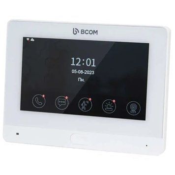 BCOM BD-760FHD/T White Видеодомофон 99-00018856 фото