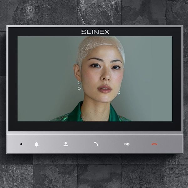 Slinex SK 7 Start (Slinex SK 7 grey + панель виклику ML-17HR graphite) Комплект видеодомофона 99-10025452 фото