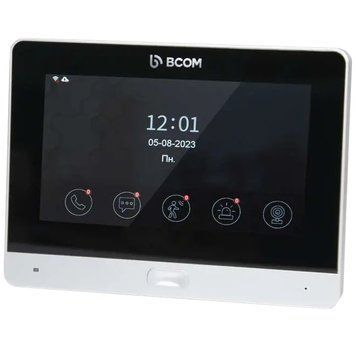 BCOM BD-760FHD/T Silver Відеодомофон 99-00018857 фото