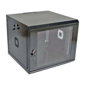 9U Шкаф 19" , 600х600х507 мм (Ш*Г*В), акриловое стекло, черный 99-00007580 фото