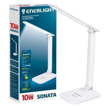 ENERLIGHT SONATA 3000-6000K Світильник настільний світлодіодний з акумулятором 99-00021748 фото