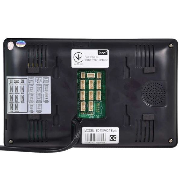BCOM BD-770FHD/T Black Відеодомофон 99-00018859 фото