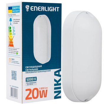 ENERLIGHT NIKA Світильник світлодіодний 20Вт 5000К IP65 99-00015238 фото