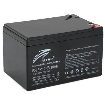 Ritar LiFePO4 12.8В 18А&bull;ч Литиевая аккумуляторная батарея 99-10026630 фото