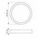 VIDEX 24W 5000K 220V LED светильник накладной круглый Black 99-00017503 фото 2