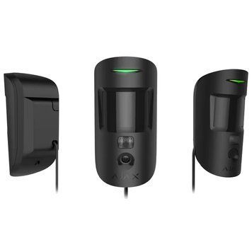 Проводной извещатель движения с камерой Ajax Superior MotionCam black Fibra 99-00016506 фото