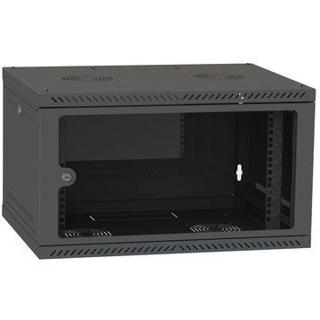 IPCOM 4U 600x450 Шкаф телекоммуникационный двери стекло (черный) 99-00017720 фото