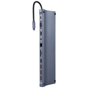 Cablexpert A-CM-COMBO11-01 USB-C 11-в-1 Док станция 99-10027554 фото