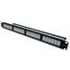 L&W ELECTRONICAL LW-PP74 Патч-панель 19" 24xRJ-45 UTP, кат. 6a, із заднім організатором з пластиковими шторками, LW 99-00006946 фото 1