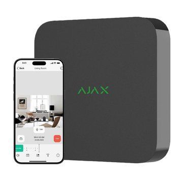 Ajax NVR (8ch) (8EU) black Відеореєстратор 99-00015025 фото