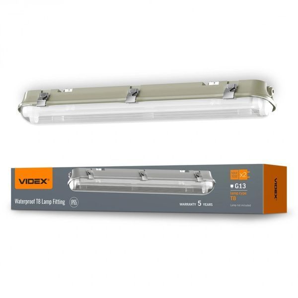 VIDEX 0,6М 220V LED светильник IP65 линейный под лампу 2хТ8 99-00017507 фото