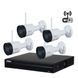IP Комплект видеонаблюдения Dahua на 4 камеры 2МП WiFi 000131 фото 1