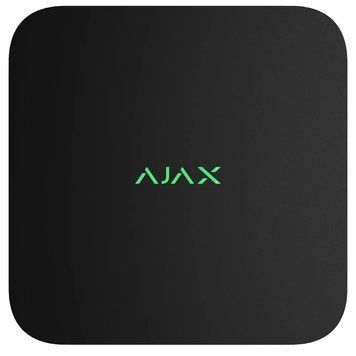 Ajax NVR DC (8ch) black Відеореєстратор 99-10025184 фото