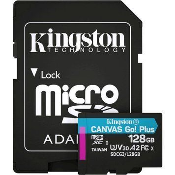 Kingston 128GB microSDXC A2 U3 V30 + ADP Модуль флэш-памяти 99-00018880 фото