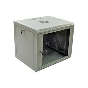 9U Шкаф 19" , 600x500x507мм (Ш*Г*В), эконом, акриловое стекло, серый 99-00007976 фото