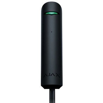 Проводной извещатель разбития стекла Ajax Superior GlassProtect black Fibra 99-00011037 фото