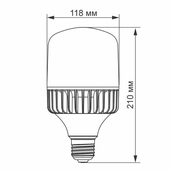 VIDEX A118 50W E27 5000K 220V LED лампа 99-00017517 фото