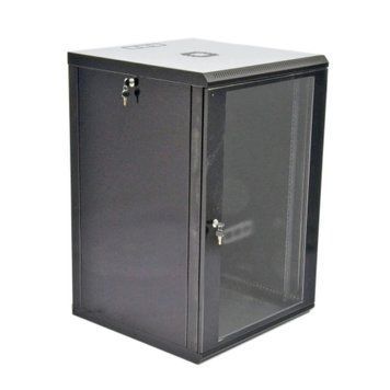 UA-MGSWL186B Шкаф 19"18U, 600x600x907мм (Ш*Г*В), эконом, акриловое стекло, черный 99-00008103 фото