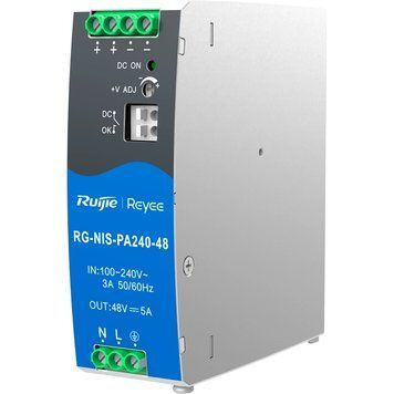 Ruijie RG-NIS-PA240-48 Джерело живлення AC/DC 240 Вт на DIN-рейку 99-00016930 фото