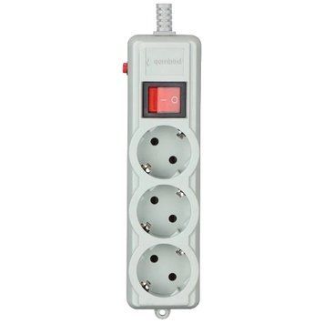 Gembird SPG3-G-6G-PRO Сетевой фильтр 1.8 м кабель 3 розеток 99-00020989 фото