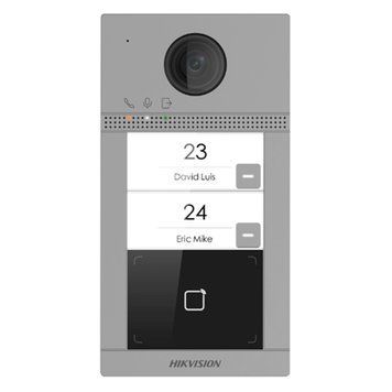DS-KV8213-WME1/Flush(B) 2 Мп IP вызывная панель на 2 абонента c ИК подсветкой и Wi-Fi 99-00007576 фото