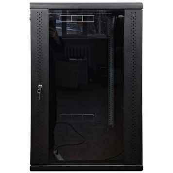EServer 18U 600х600х907 стекло, черная Шкаф 99-10027993 фото
