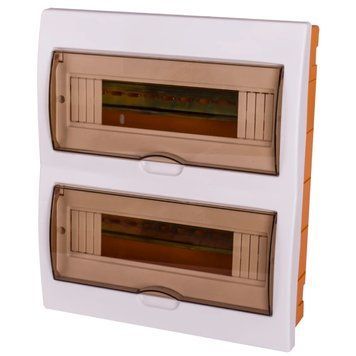Enext e.plbox.stand.w.24k Корпус пластиковий 24-модульний вбудований 99-00021479 фото
