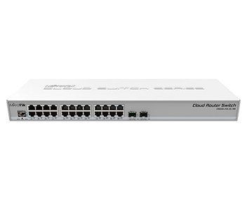 MikroTik CRS326-24G-2S+RM L2 Комутатор 24 порти керований 99-00002337 фото
