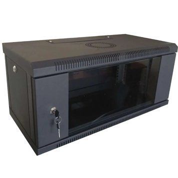 Hypernet WMNC-350-4U-FLAT-BLACK Шкаф коммутационный настенный разборный черный 99-00011907 фото