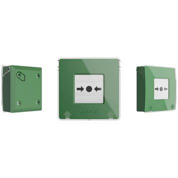 Ajax Manual Call Point (Green) ручной беспроводной Извещатель 99-00024697 фото