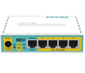 MikroTik hEX PoE lite (RB750UPr2) 5-портовый Маршрутизатор 99-00001058 фото